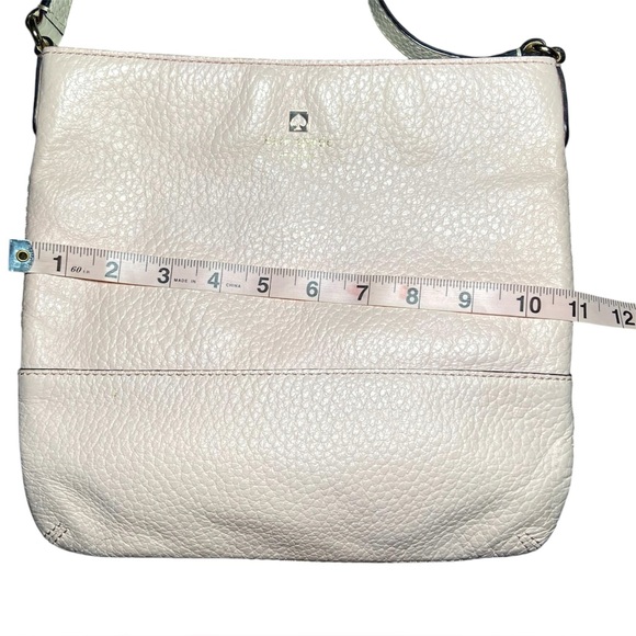 Kate Spade Leather Crossbody Bag with Black and Whitr Striped Inside - Picture 4 of 10